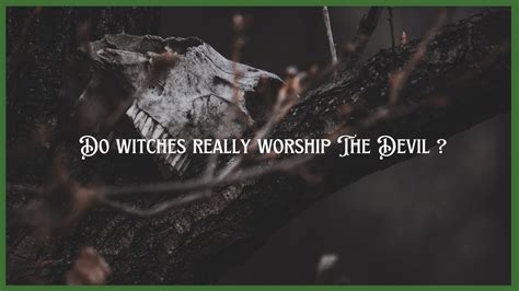 Witchcraft vs devil worshiping
